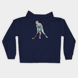 Field Hockey Player: Beach Vibes Kids Hoodie